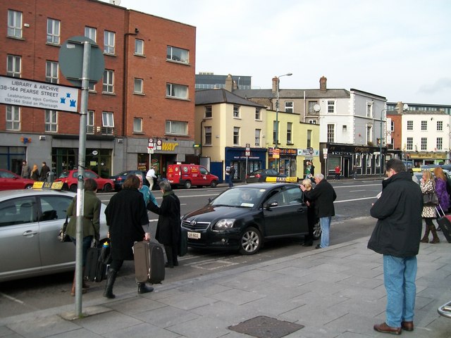 Taxi Rank outside Connolly Station