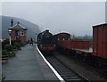 Black 5 - 44806 approaching Carrog station