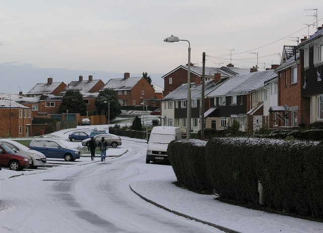 Wenlock Road in winter