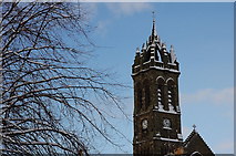 NT2540 : Parish Church tower, Peebles by Jim Barton