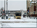 A Crawley Luxury Coach has the bus station to itself