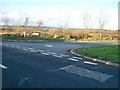 The mouth of the Point Road seen from the A2