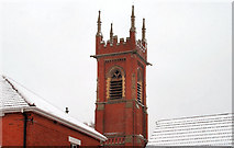 J3774 : Tower, Belmont Presbyterian church, Belfast (2) by Albert Bridge