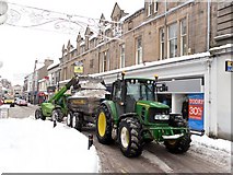 NT4936 : Snow Clearing. Channel Street by Iain Lees