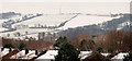 J3976 : Snow on the Holywood Hills by Albert Bridge