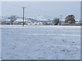 Across the fields at Longville towards Caer Caradoc