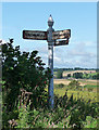 NU0307 : Signpost near Callaly (1) by Stephen Richards
