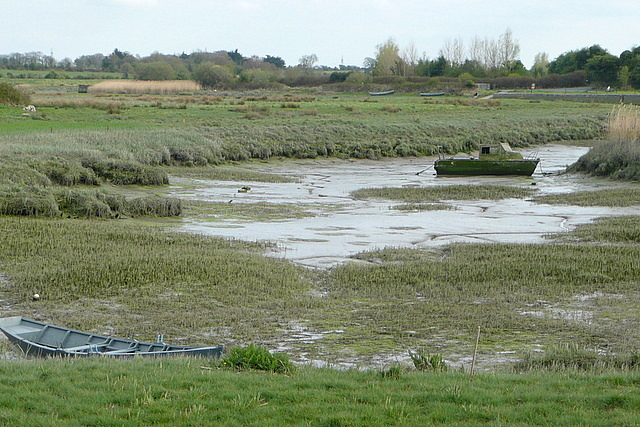 Creek at Clarecastle Quay © Graham Horn :: Geograph Britain and Ireland