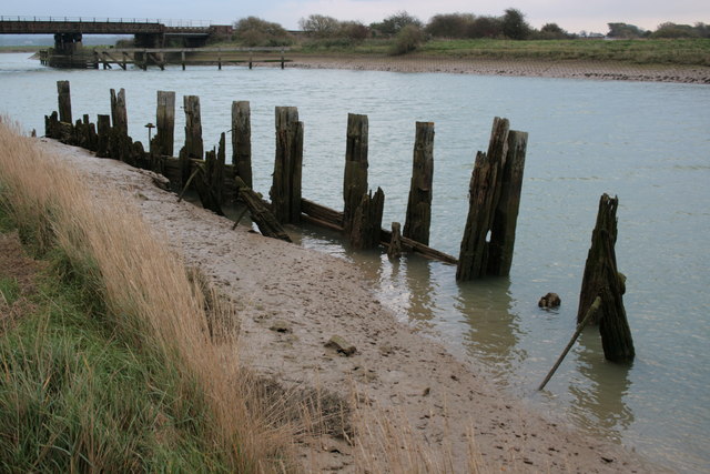 The old dock River Arun ,Ford