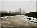 Entrance to Glebe Farm and Uplands Farm