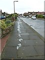 Last traces of snow in Crowborough Drive