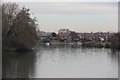 Boathouse by the houses