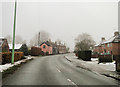 Beccles Road, Bungay on a misty December afternoon