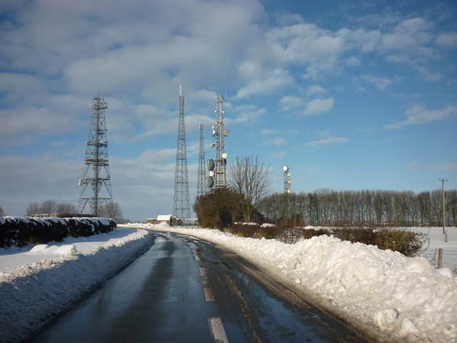 The masts at High Hunsley