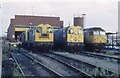 Chester shed in BR days in the late 1980s  