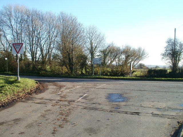 Road from St George's reaches the A48