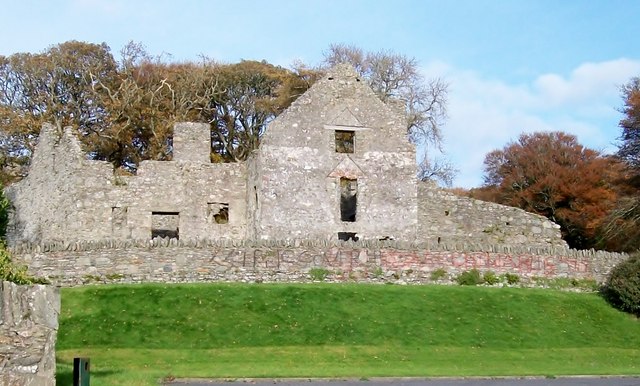 The Ruined Blundell's House At Dundrum... © Eric Jones Cc-by-sa/2.0 ...