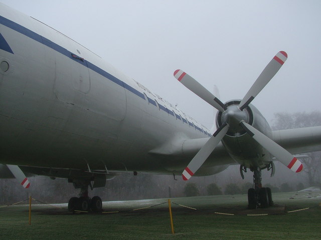 Bristol Britannia and Proteus engine © Peter Evans cc-by-sa/2.0 ...