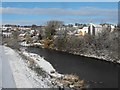 Snowy view across the Severn