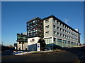 The new "uclan" building, Burnley