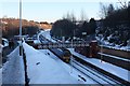 Morley Station in winter