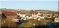 Newport : Nash Road viewed from Spytty Road footbridge