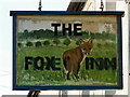 Sign for the Fox Inn