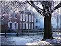 A frosty view towards Cumnor House