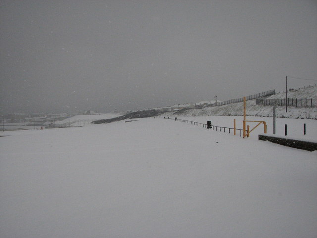 West Bay in the snow