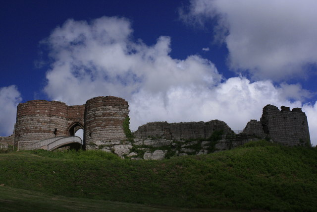 The ruins of Beeston Castle