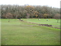 Two bridges across a water channel, Llanwern Golf Course