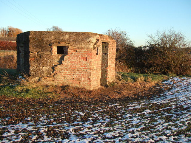 Pillbox, Church Lane, Terrington St John © Richard Humphrey :: Geograph ...