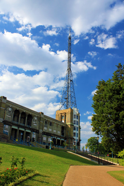 Alexandra Palace with the BBC Tower