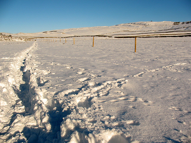 The Dales Way in snow