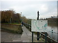 The Thames path at Isleworth