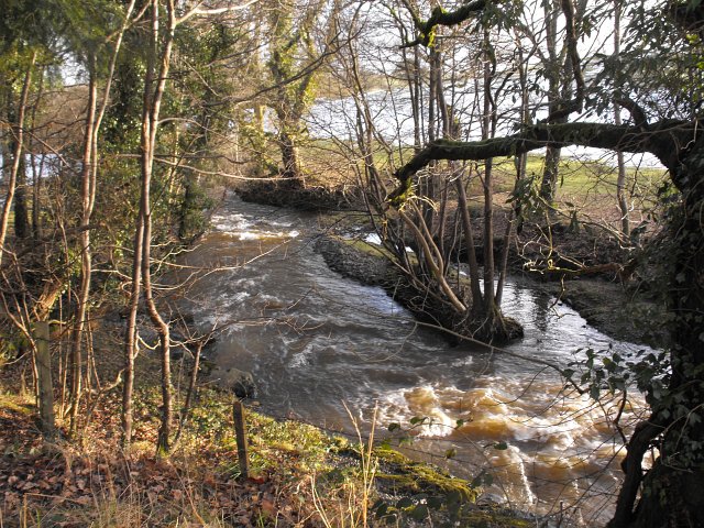 River Rhiw In Snow Melt Flood Penny Mayes Cc By Sa Geograph Britain And Ireland