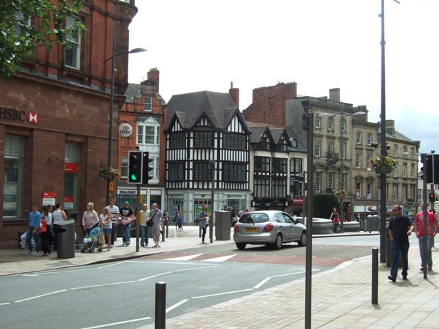 Queen's Square from Lichfield Street © Simon Huguet :: Geograph Britain ...