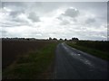 Road to Brafferton in the rain