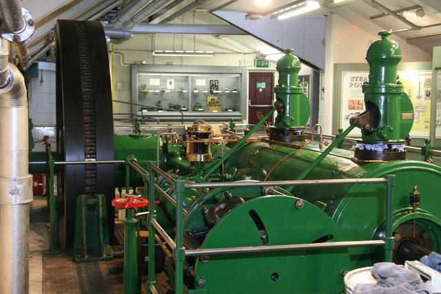 Uniflow steam engine, Bradford Industrial Museum