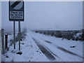 The Brockagh Road in the snow, just beside Ervey Court