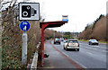 Bus shelter near Shaw