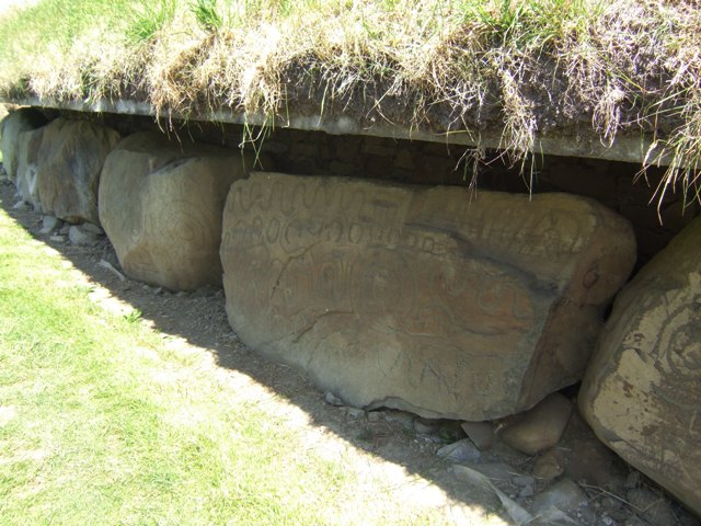 Megalithic carved stone at Knowth