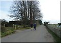 Joggers in Cemetery Lane