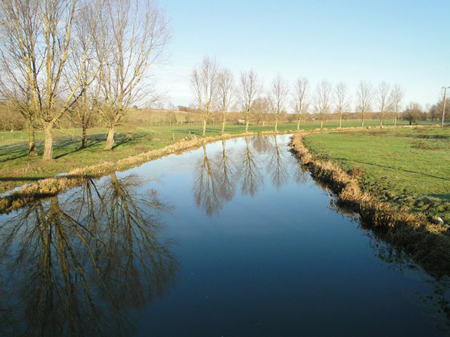 Reflections in the River Waveney at... © Adrian S Pye cc-by-sa/2.0 ...