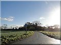 Lane that becomes a footpath, Mendham. Suffolk