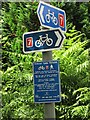 National Cycle Network route 7 signs