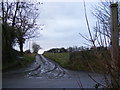 Footpath & entrance to Low Grange Farm