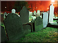 J5081 : Gravestones, Bangor Abbey by Rossographer