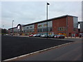 Front view of the rugby ground, Leigh Sports Village