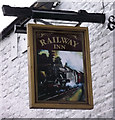 Sign for the Railway Inn